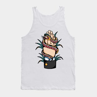 Hand snake Tank Top